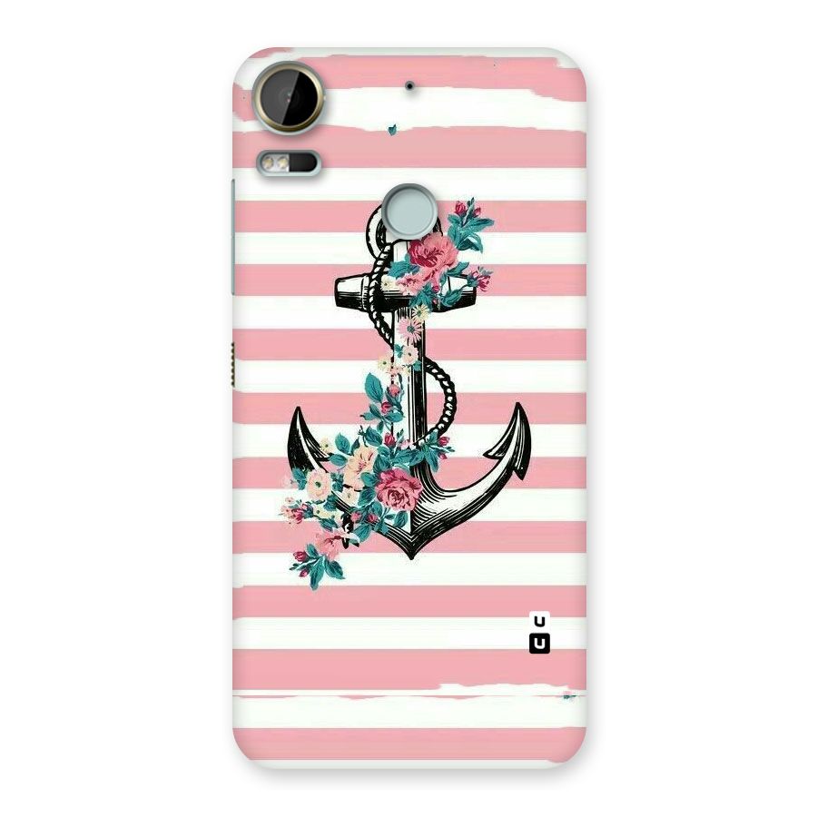 Floral Anchor Back Case for Desire 10 Pro