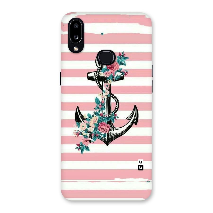 Floral Anchor Back Case for Galaxy A10s