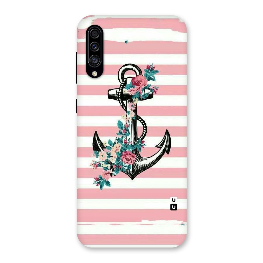 Floral Anchor Back Case for Galaxy A30s