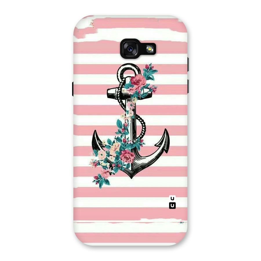 Floral Anchor Back Case for Galaxy A7 (2017)
