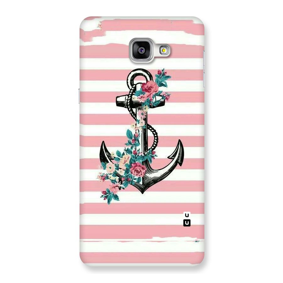 Floral Anchor Back Case for Galaxy A9