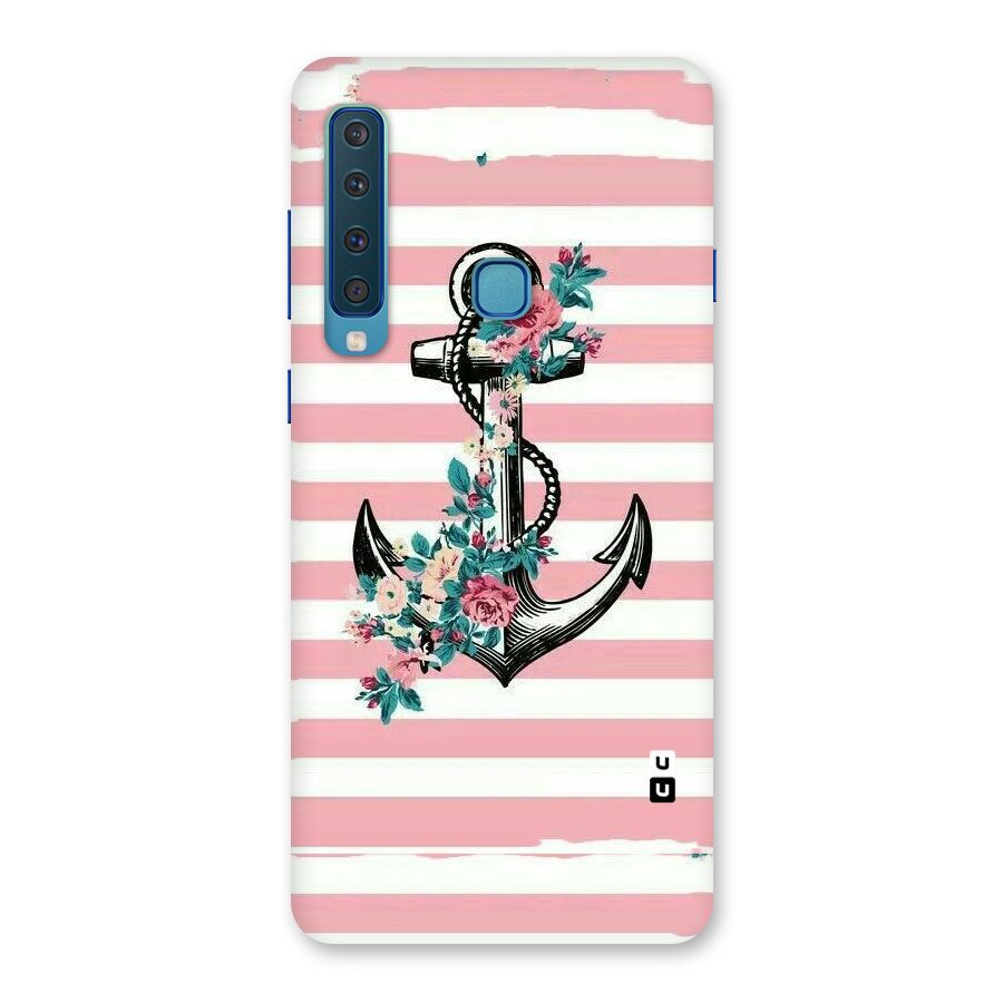 Floral Anchor Back Case for Galaxy A9 (2018)