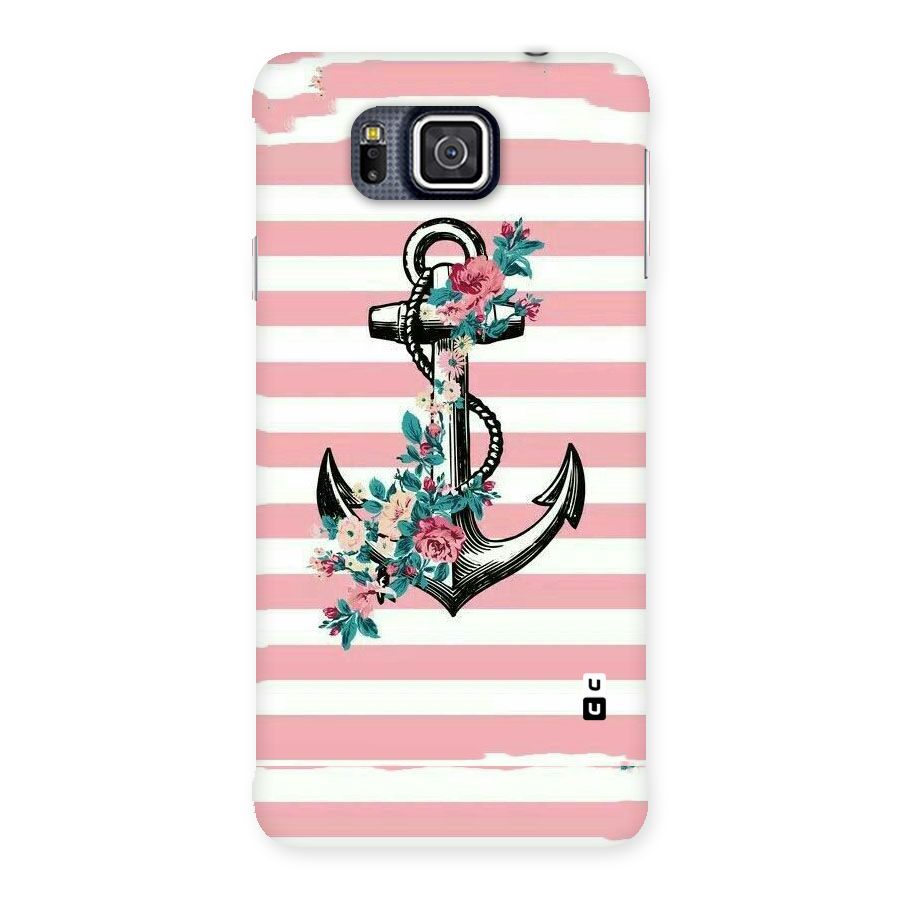 Floral Anchor Back Case for Galaxy Alpha