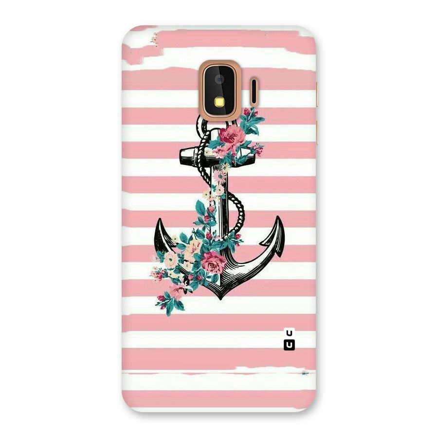 Floral Anchor Back Case for Galaxy J2 Core