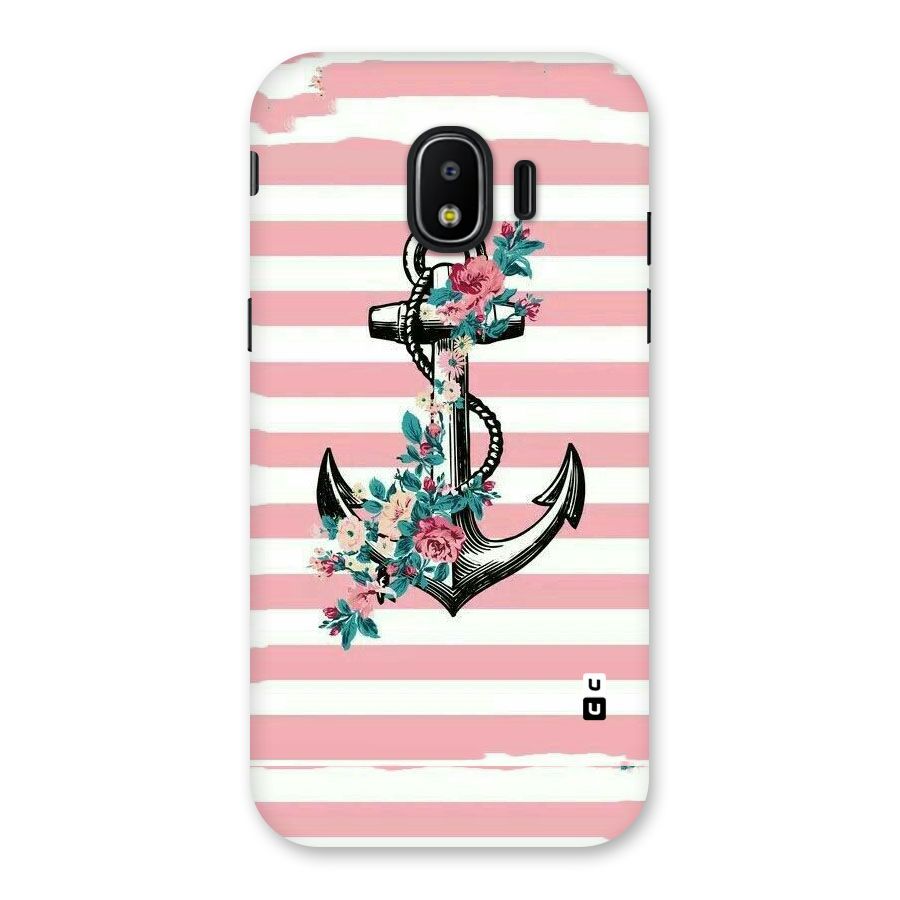 Floral Anchor Back Case for Galaxy J2 Pro 2018