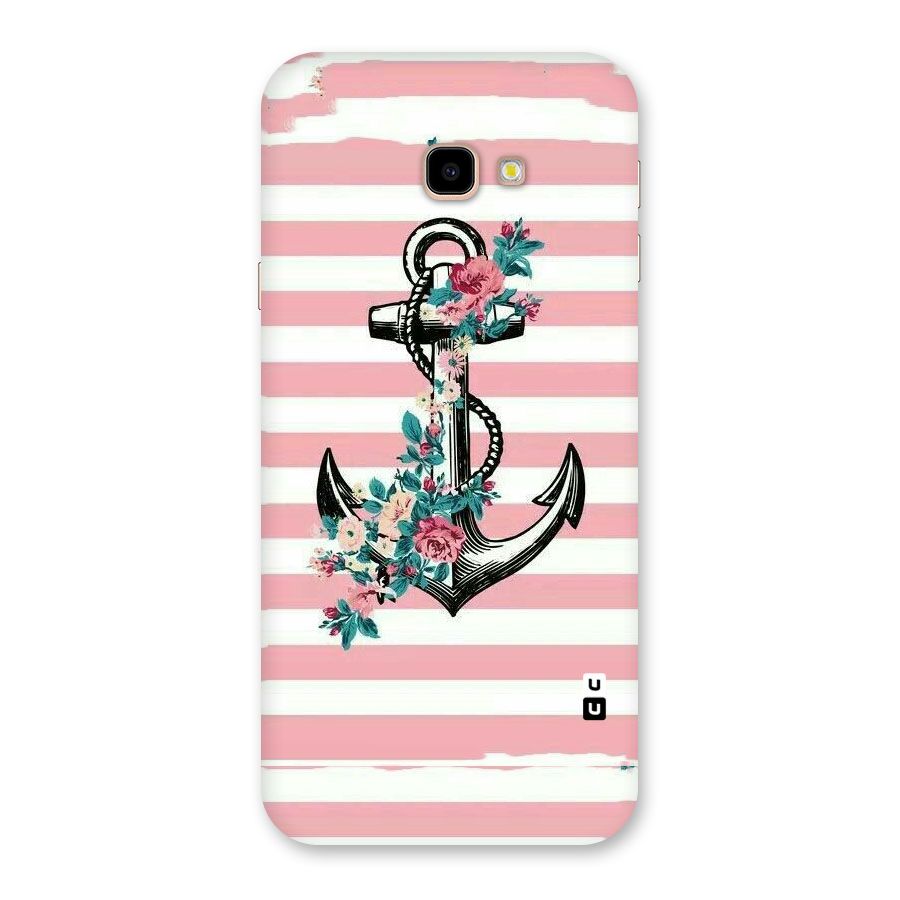 Floral Anchor Back Case for Galaxy J4 Plus