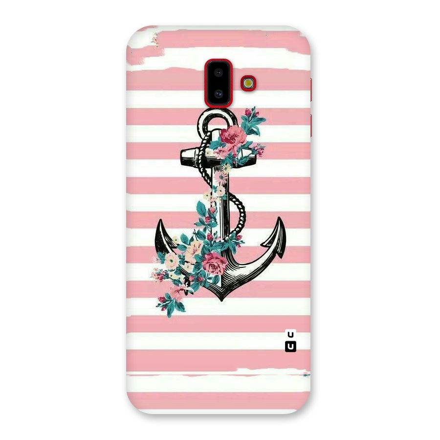 Floral Anchor Back Case for Galaxy J6 Plus