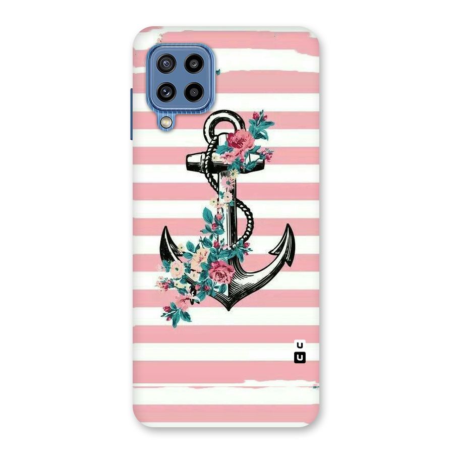 Floral Anchor Back Case for Galaxy M32