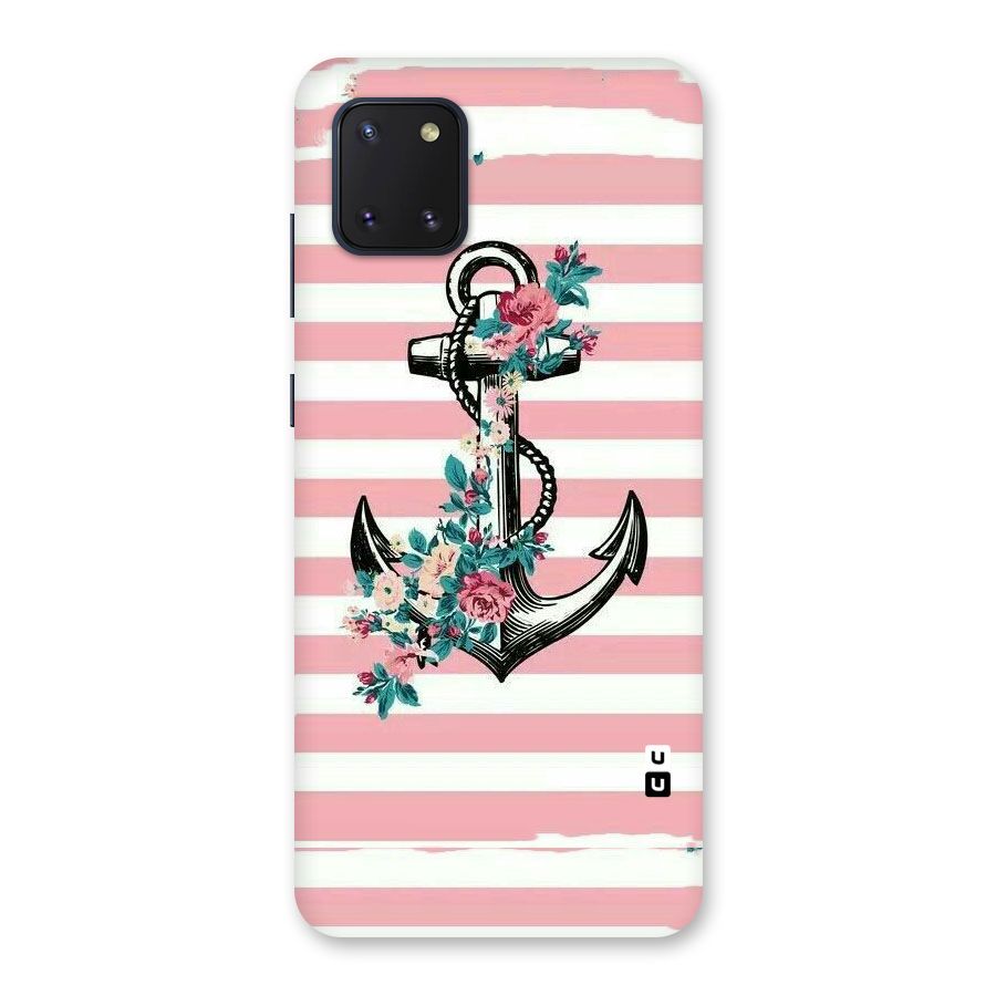Floral Anchor Back Case for Galaxy Note 10 Lite