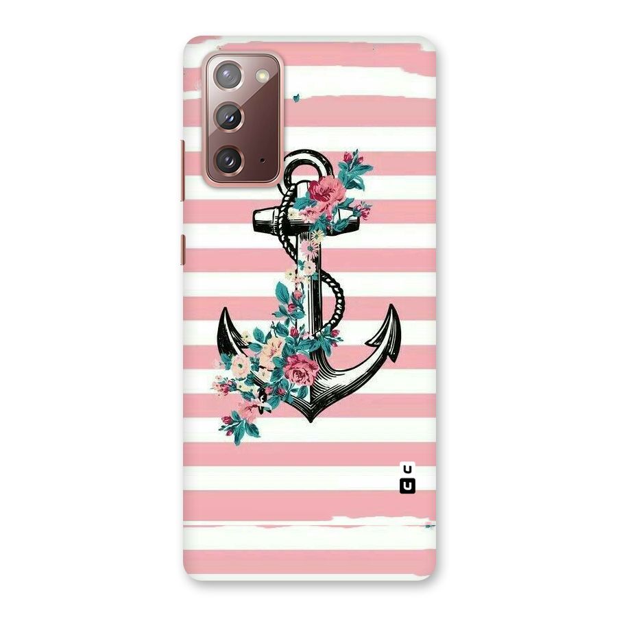 Floral Anchor Back Case for Galaxy Note 20