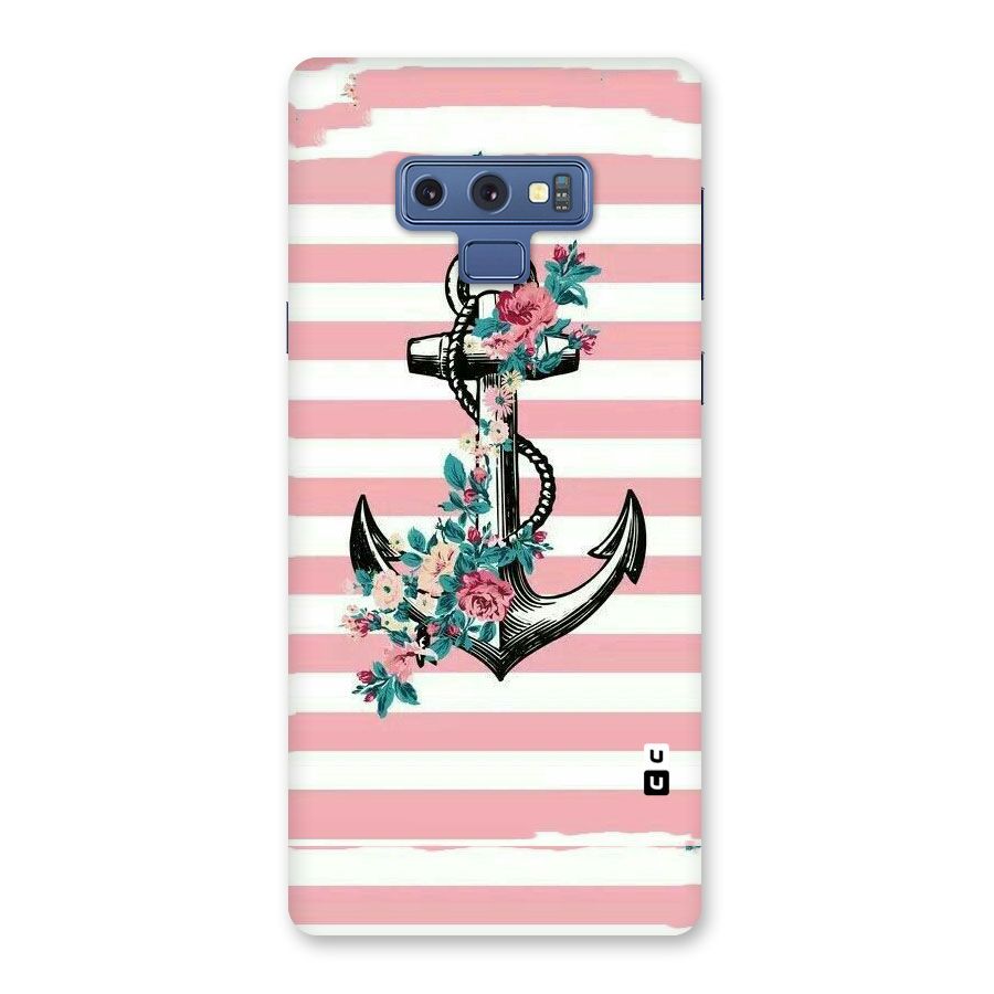 Floral Anchor Back Case for Galaxy Note 9