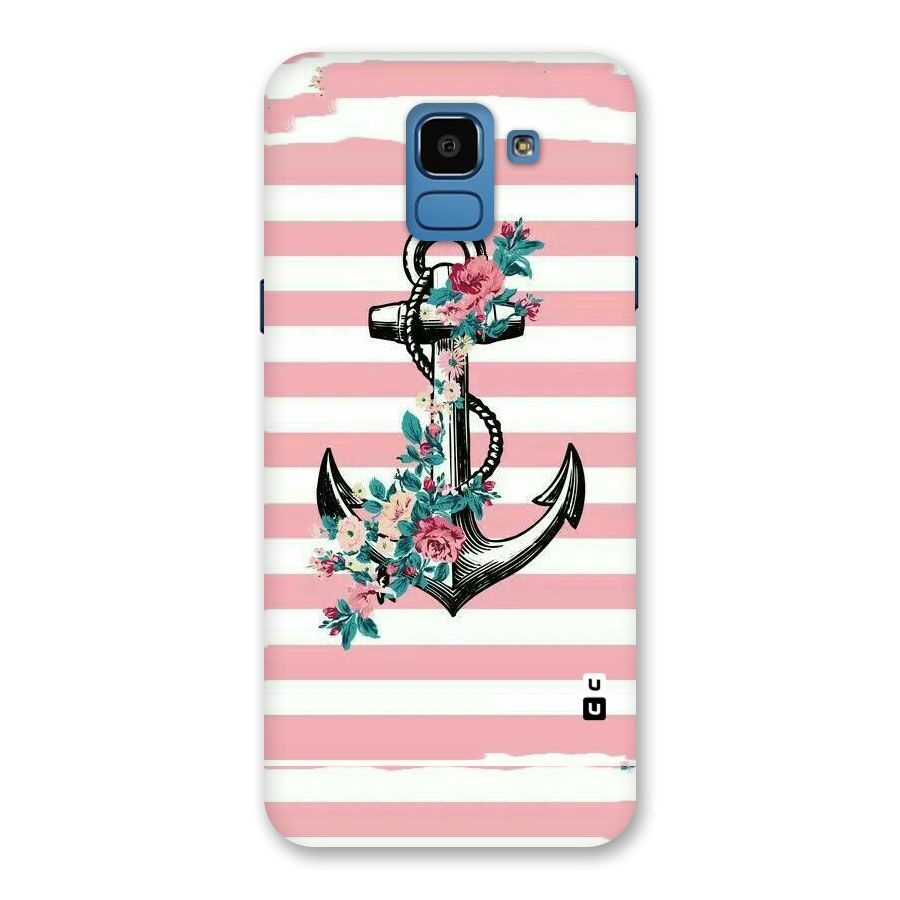 Floral Anchor Back Case for Galaxy On6