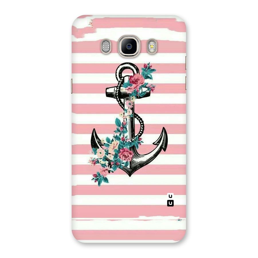 Floral Anchor Back Case for Galaxy On8