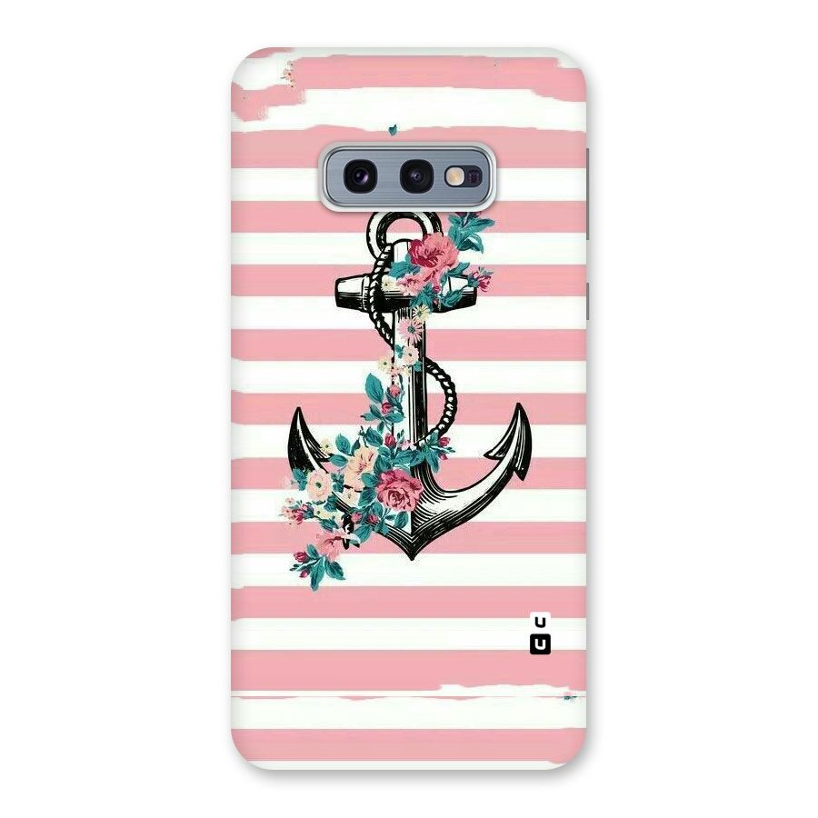 Floral Anchor Back Case for Galaxy S10e