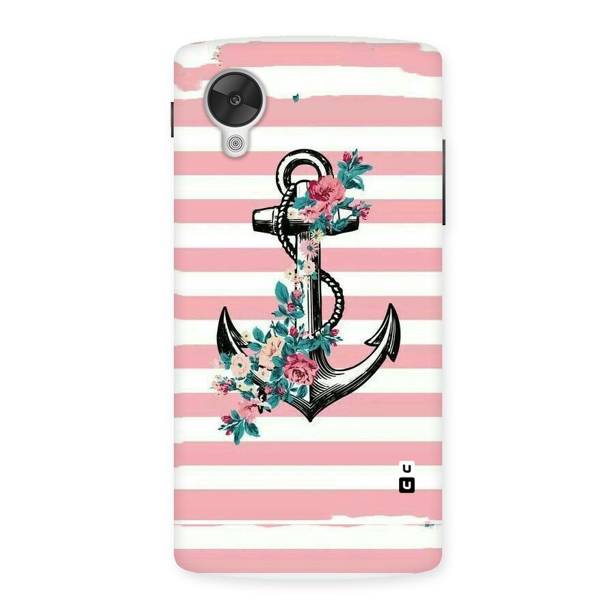 Floral Anchor Back Case for Google Nexsus 5