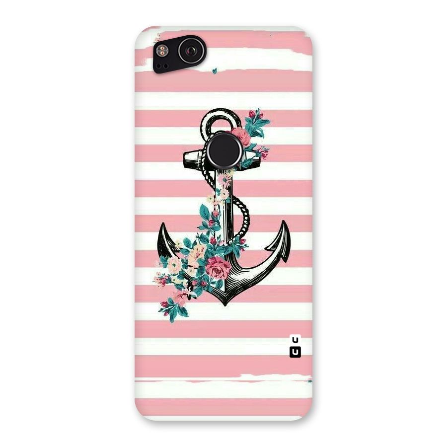 Floral Anchor Back Case for Google Pixel 2
