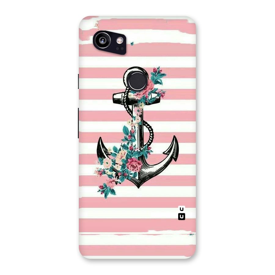 Floral Anchor Back Case for Google Pixel 2 XL