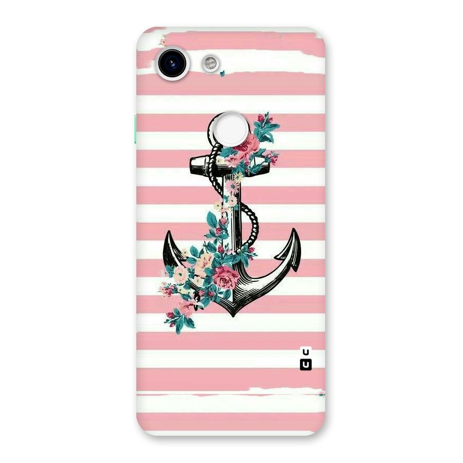 Floral Anchor Back Case for Google Pixel 3