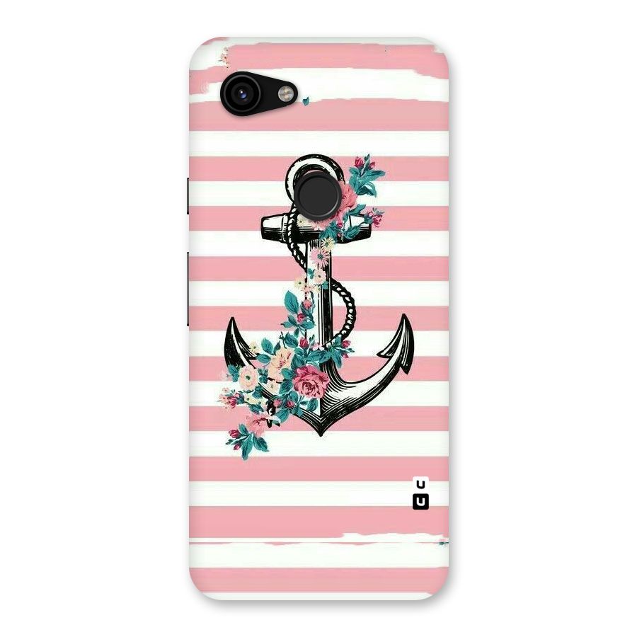 Floral Anchor Back Case for Google Pixel 3a