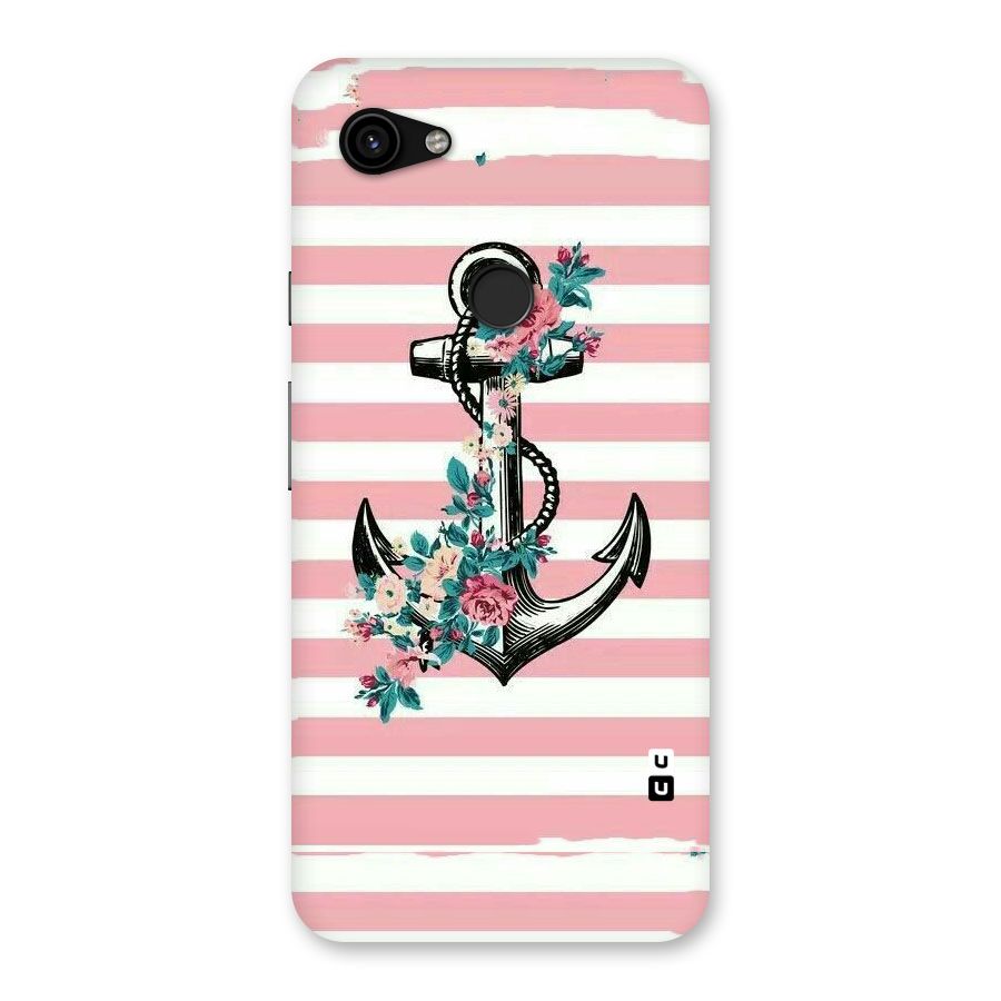 Floral Anchor Back Case for Google Pixel 3a XL
