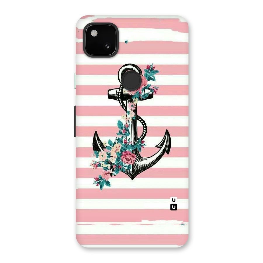 Floral Anchor Back Case for Google Pixel 4a