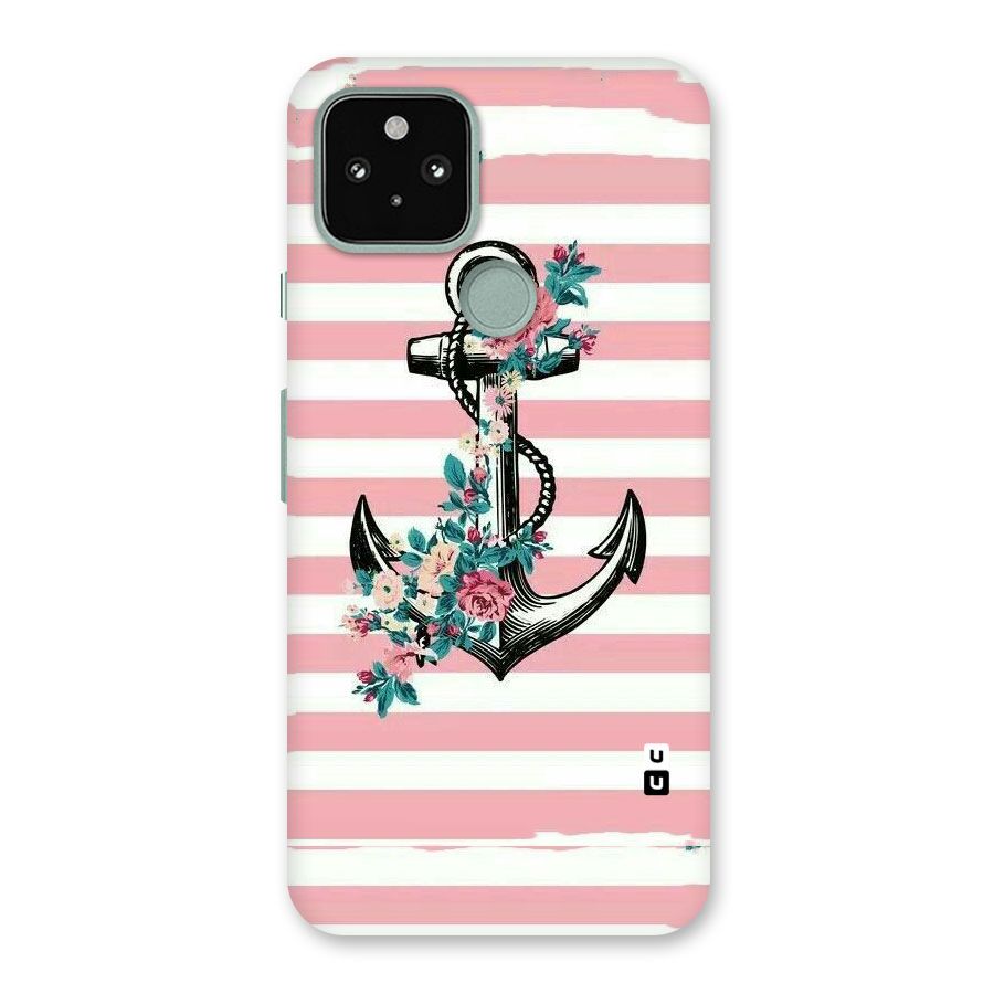 Floral Anchor Back Case for Google Pixel 5