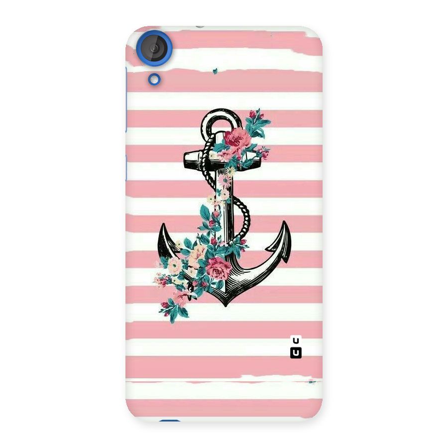 Floral Anchor Back Case for HTC Desire 820s