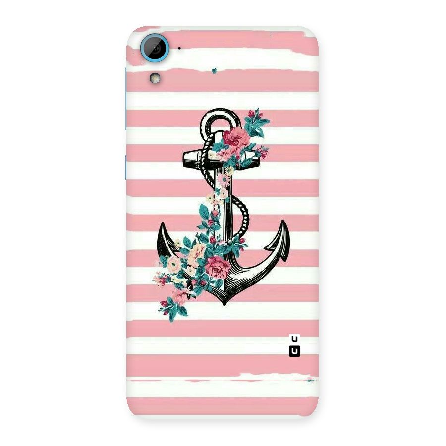Floral Anchor Back Case for HTC Desire 826