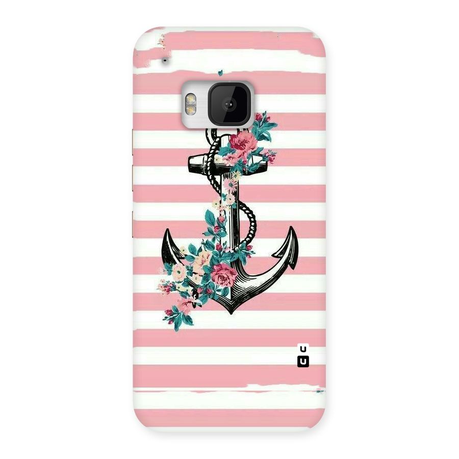 Floral Anchor Back Case for HTC One M9