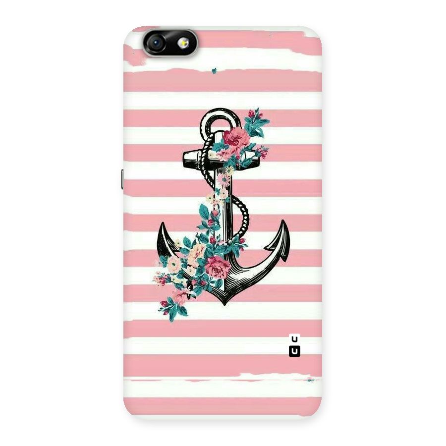 Floral Anchor Back Case for Honor 4X