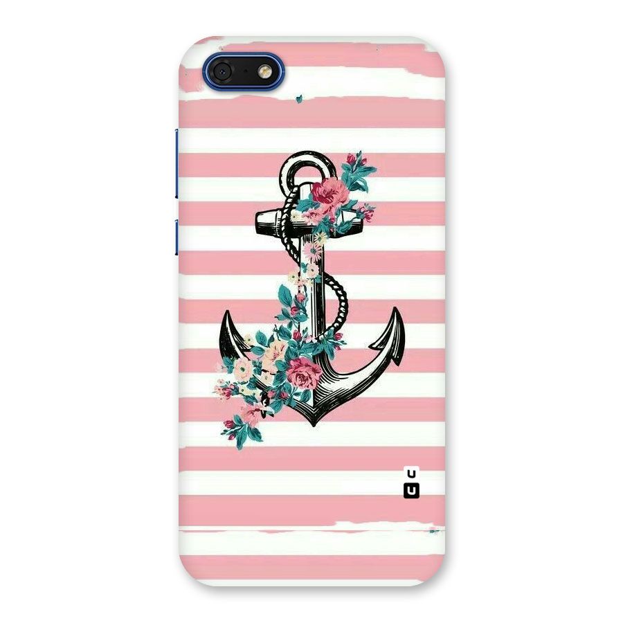 Floral Anchor Back Case for Honor 7s