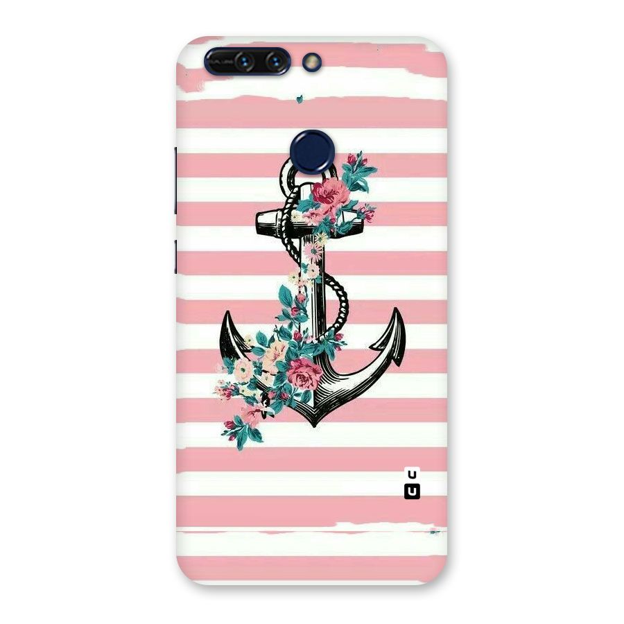 Floral Anchor Back Case for Honor 8 Pro