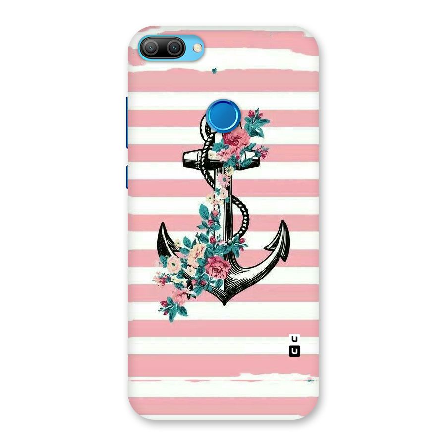 Floral Anchor Back Case for Honor 9N