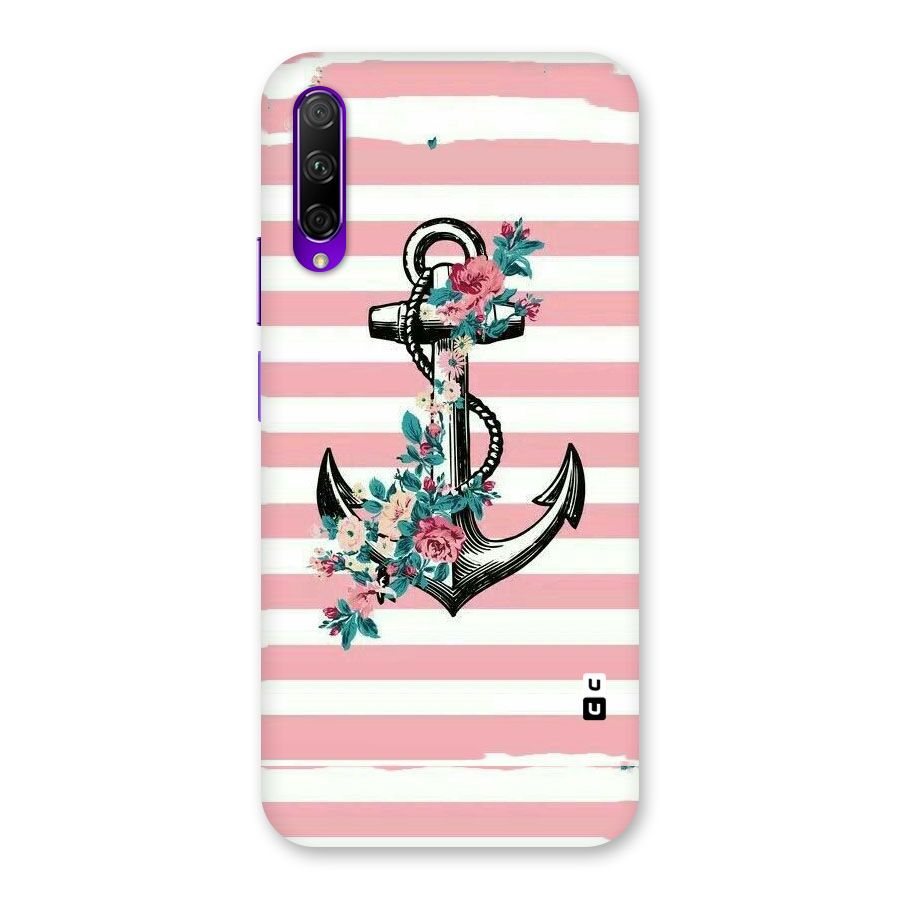 Floral Anchor Back Case for Honor 9X Pro