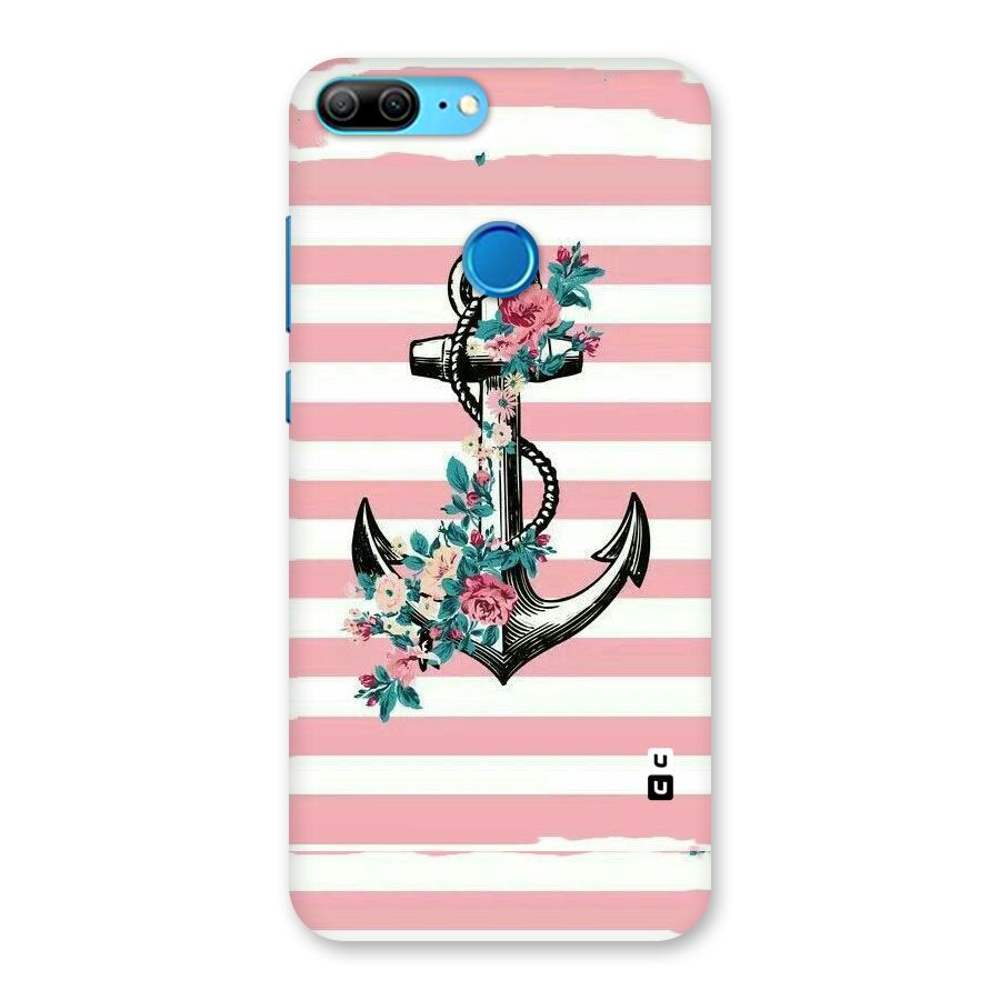Floral Anchor Back Case for Honor 9 Lite