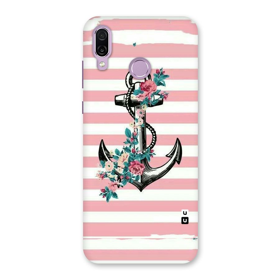Floral Anchor Back Case for Honor Play