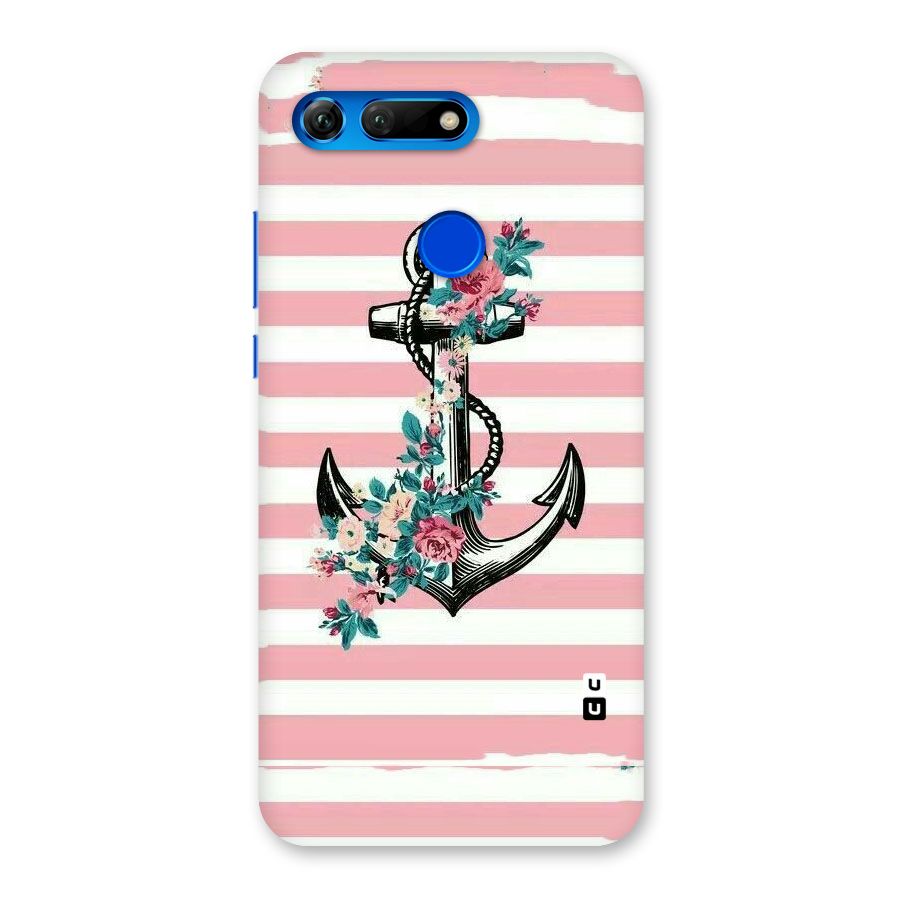 Floral Anchor Back Case for Honor View 20