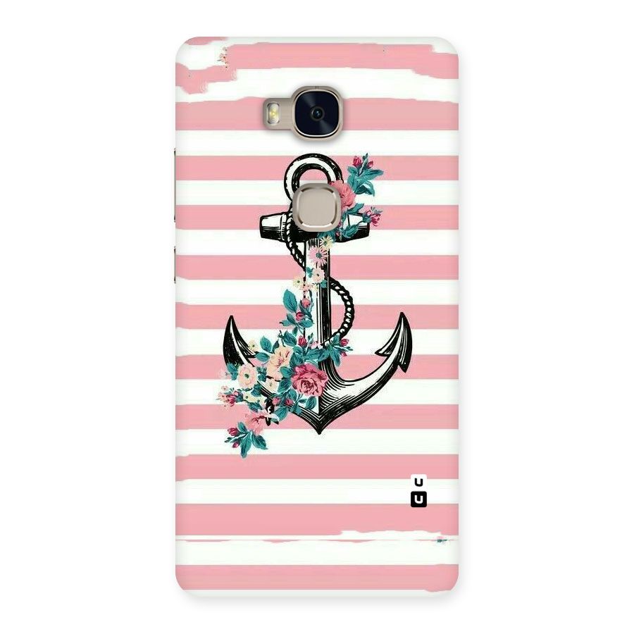 Floral Anchor Back Case for Huawei Honor 5X