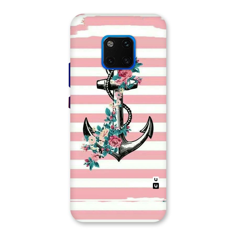 Floral Anchor Back Case for Huawei Mate 20 Pro