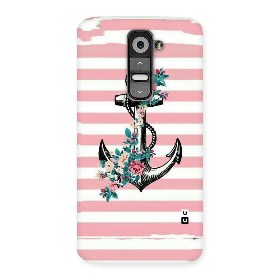 Floral Anchor Back Case for LG G2