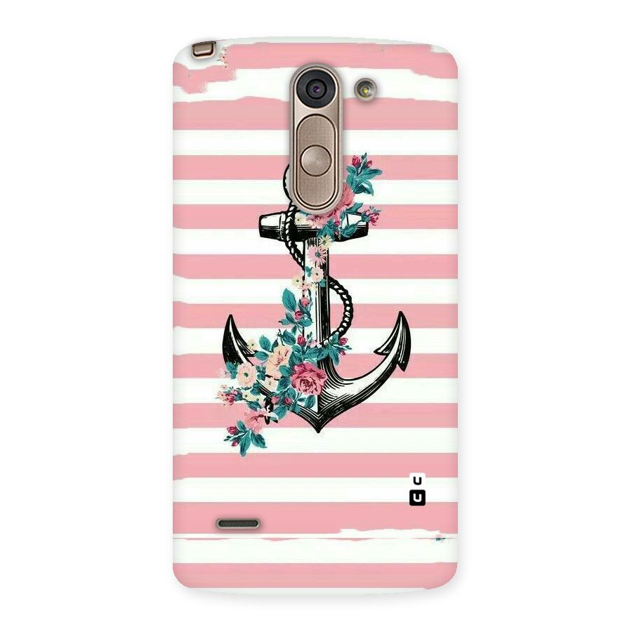 Floral Anchor Back Case for LG G3 Stylus