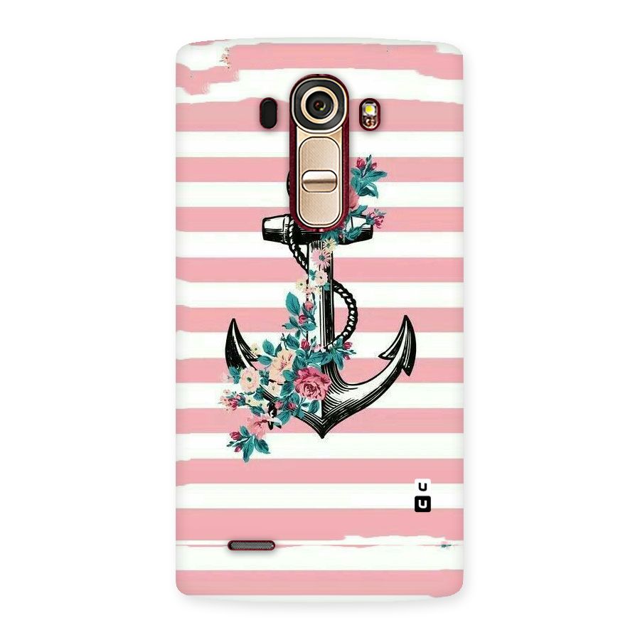 Floral Anchor Back Case for LG G4