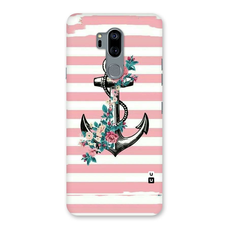 Floral Anchor Back Case for LG G7