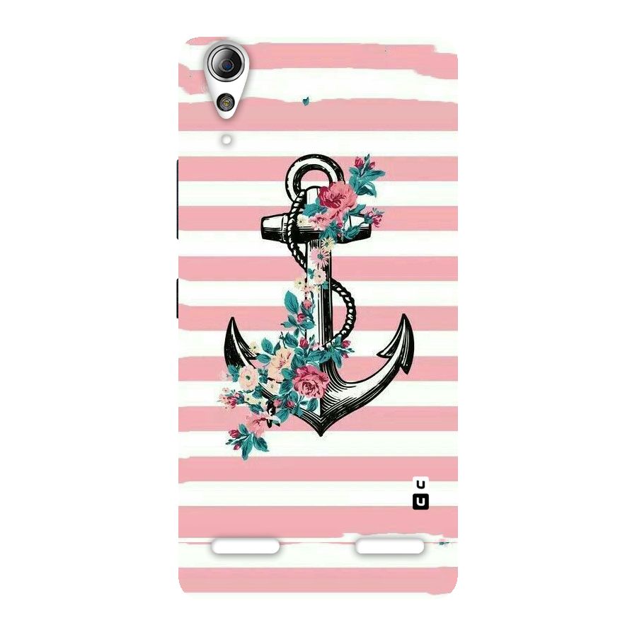 Floral Anchor Back Case for Lenovo A6000