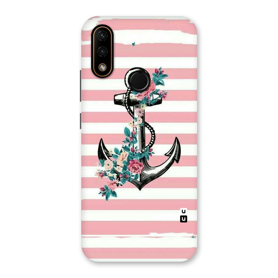 Floral Anchor Back Case for Lenovo A6 Note