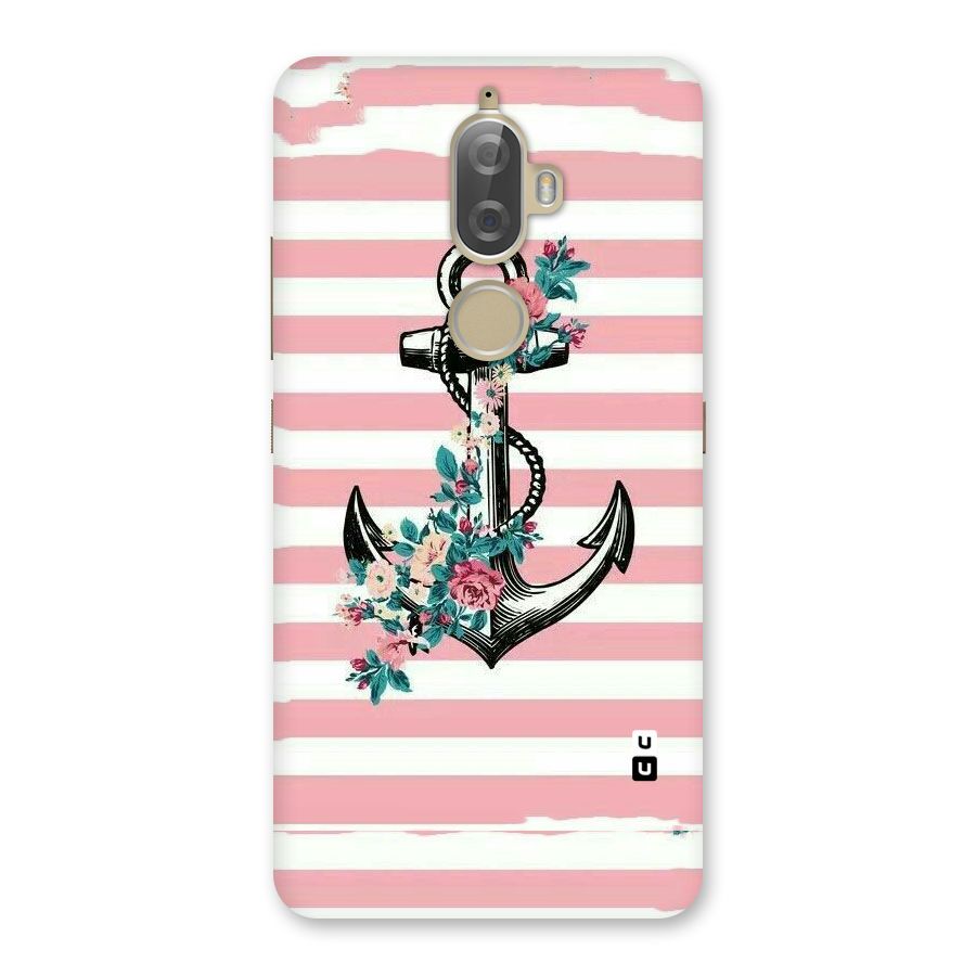Floral Anchor Back Case for Lenovo K8 Plus