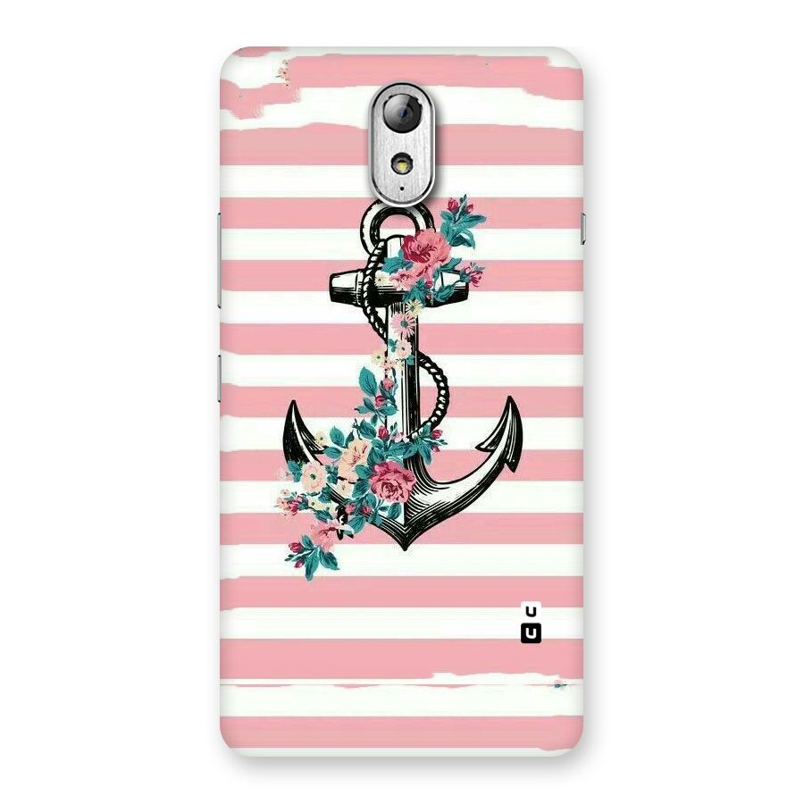 Floral Anchor Back Case for Lenovo Vibe P1M