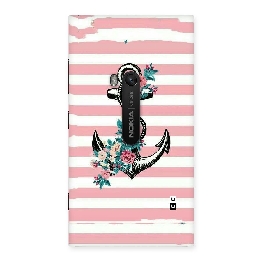 Floral Anchor Back Case for Lumia 920