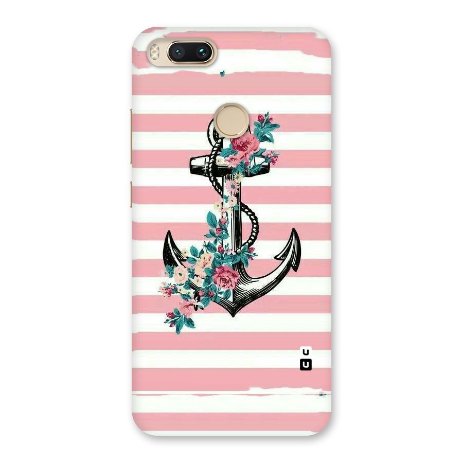 Floral Anchor Back Case for Mi A1