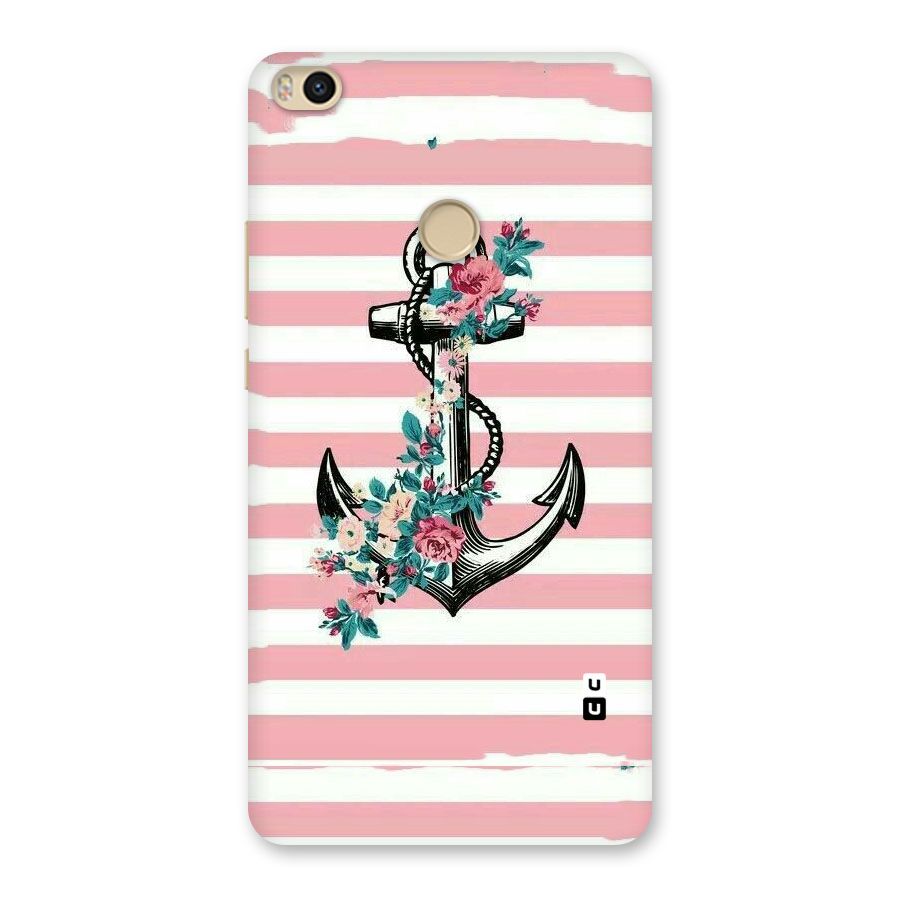 Floral Anchor Back Case for Mi Max 2